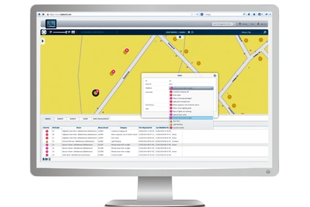 Obrazek przedstawia sposób działania CityTouch LightWave