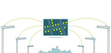 Obrazek przedstawia sposób działania CityTouch LightWave 