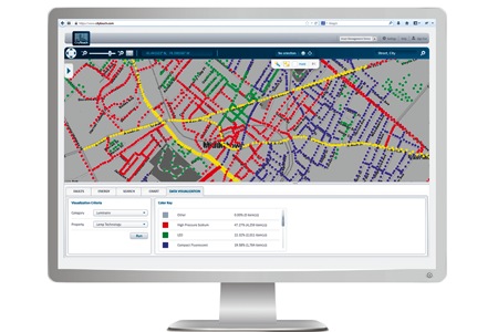 Obrazek przedstawia sposób działania CityTouch LightPoint