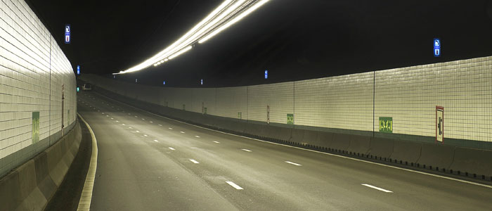 Tunel z oświetleniem Philips Lighting