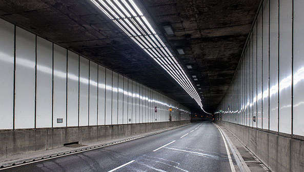 Tunel Meir z oświetleniem Philips Lighting