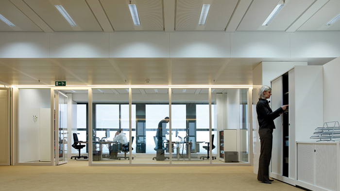 Biuro z dynamicznym oświetleniem Philips 