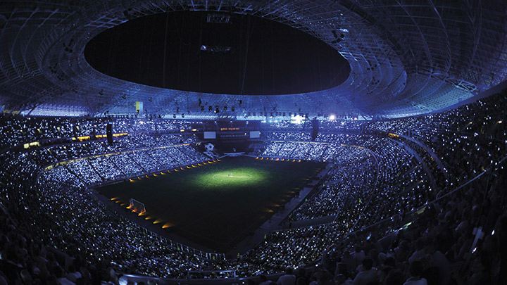 ArenaVision — możliwość korzystania z zewnętrznych sterowników oświetlenia stadionów