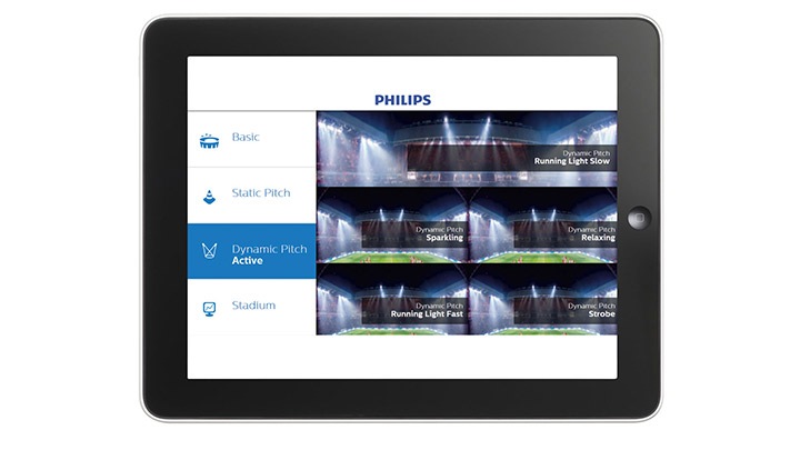 ArenaVision — sterowanie oświetleniem stadionowym z dowolnego miejsca, przy użyciu urządzeń mobilnych