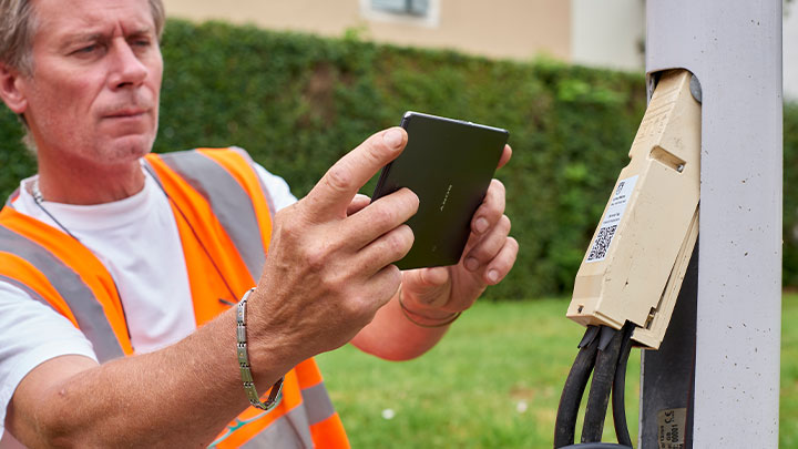 Aplikacja Philips Service Tag do zastosowań zewnętrznych