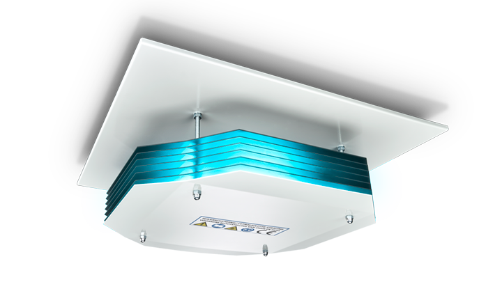 Oprawa UV-C do dezynfekcji powietrza– upper air - do montażu sufitowego